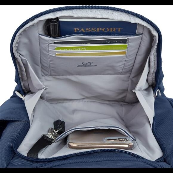 Anti-Theft Classic Backpack, Midnight, One Size